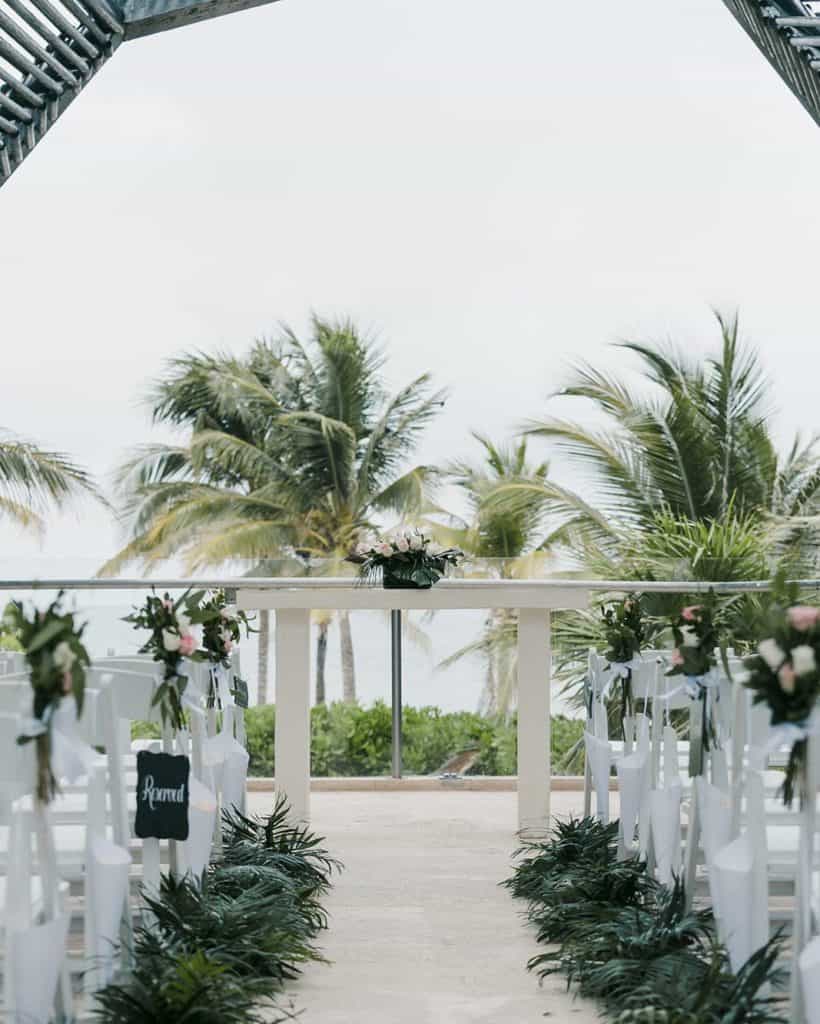 Royalton Riviera Cancun Oceanview Gazebo destination wedding venue