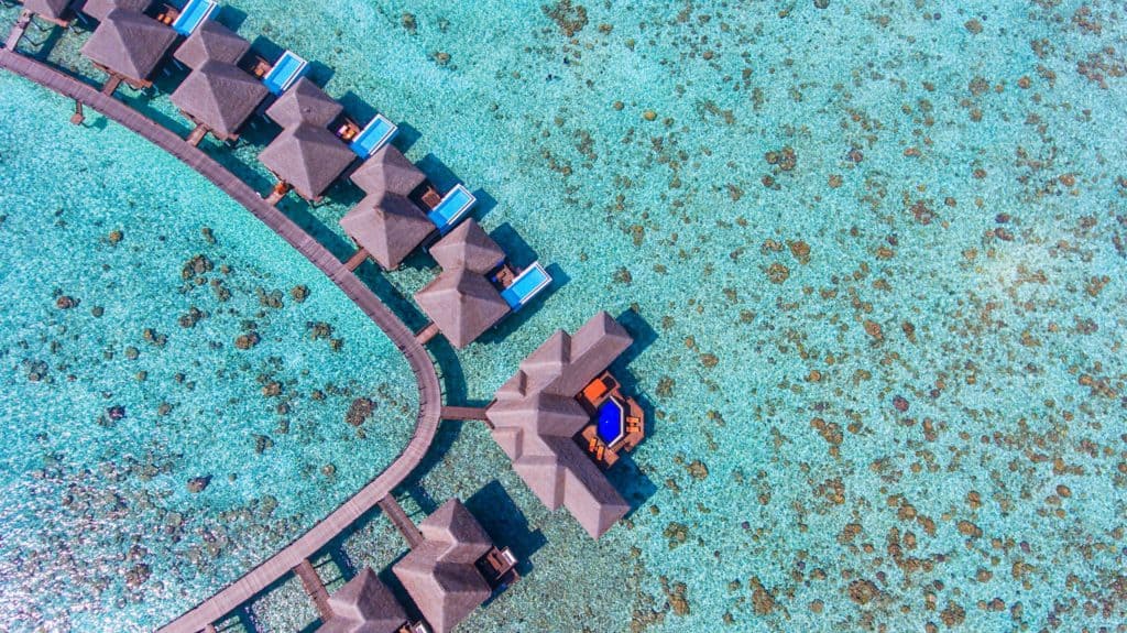 Sun-Siyam-Olhuveli-Overwater-Villas-Aerial-View-Maldives